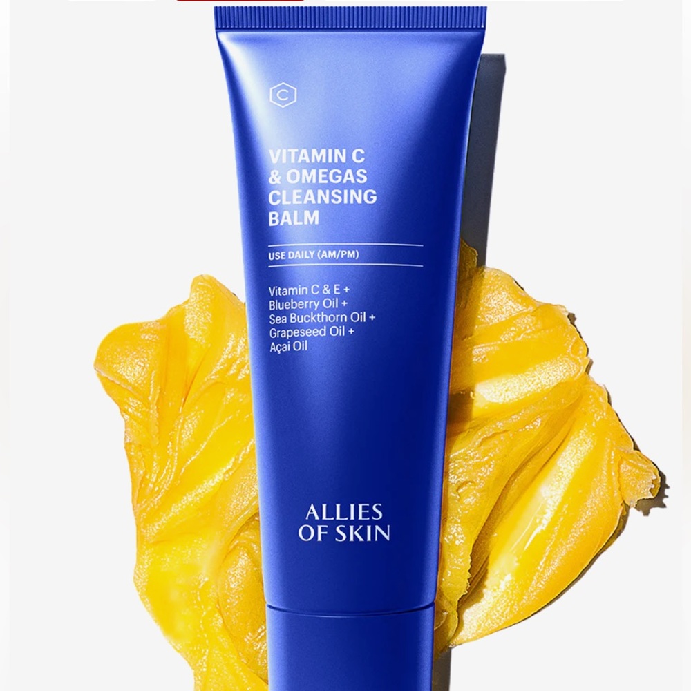 NEW Allies of Skin VITAMIN C & OMEGAS CLEANSING BALM
